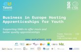Business in Europe Hosting. Apprenticeships for Youth - Tommi Raivio, CRS Europe EU Talent/ BeHappy project