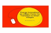 Bangkok | Mar-17 | Energy Innovations as a Major Factor for Transition to Smart Villages