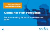 Container port forecasts
