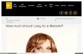 How much should i pay for a website