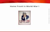 Week three wwi on the home front