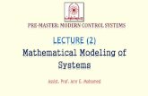 Modern Control - Lec 02 - Mathematical Modeling of Systems