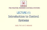 Modern Control - Lec 01 - Introduction to Control System