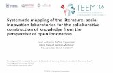 Systematic mapping of the literature: social innovation laboratories for the collaborative construction of knowledge from the perspective of open innovation