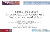A cross-platform interoperable component for course analytics.