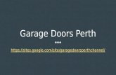 Garage doors perth