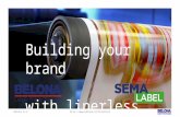 Belona Linerless Labels - technische opbouw