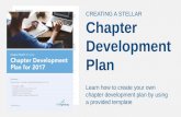 Creating a Stellar Chapter Development Plan