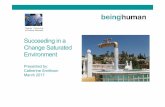 Succeeding in a change saturated environment - Being Human Change Community of Practice Webinar