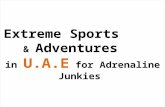 Extreme Sports & Adventures in UAE for Adrenaline Junkies