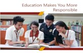 Education Makes You More Responsible