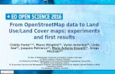 From OpenStreetMap data to Land Use/Land Cover maps: experiments and first results