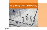 2013, REPORT, 2013 Second Annual Mongolian CEO Survey, PWC