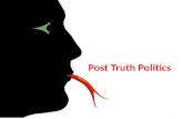 Post truth Politics - Manu Melwin Joy