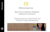 Real Time Customer Feedback Surveys