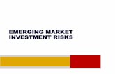 Emerging Market Investment Risks