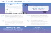 Cirrus Insight Flight Plans Info Sheet