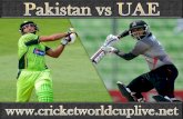 Stream Cricket Free pakistan vs uae