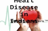 Heart disease in indians