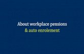 What is a workplace pension?