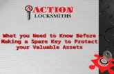 What You Need to Know Before Making a Spare Key to Protect Your Valuable Assets
