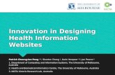 PACIS 2016: Innovation in Designing Health Information Websites
