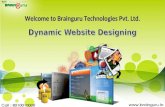 Dynamic website designing