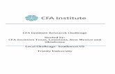 Final CFA Challenge Trinity University Team Submission