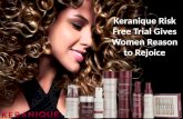Keranique risk free trial gives women reason to rejoice