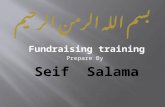 Fundraising Training for start up projects & student activities