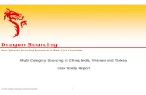 Case Study: Multi Category Sourcing in China, India, Vietnam and Turkey