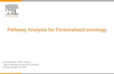 Pathway analysis for personalized oncology