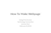 How To Make Webpage