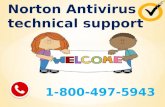 Norton technical support  1 800-497-5943