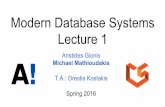 Modern Database Systems - Lecture 01