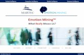 Emotion Mining Martec in Brief