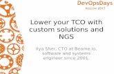 илья шеер, Lower your tco with custom solutions and ngs