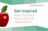Get Inspired. How content helps build reputation.