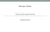 Tester cards evidence template