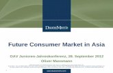 Omassmann future consumer market in asia