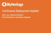 Continuous Deployment Applied at MyHeritage