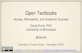 University of Texas at Austin 11-5-15 keynote