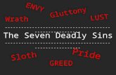 7 Deadly Sins of Sales