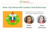 Wild Apricot Free Expert Webinar - How Top Nonprofit Leaders Avoid Burnout