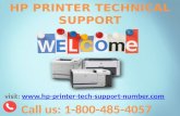 Hp printer tech support number  1 800-485-4057