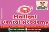 Oral & Maxilofacial Surgery instruments - 35 , Malligai Dental Academy