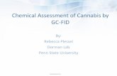 Chemical Assessment of Cannabis by GC-FID