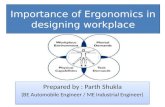 Importance of ergonomics in designing workplace