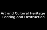AHTR Art and Cultural Heritage Looting and Destruction