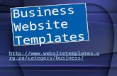 Business website templates